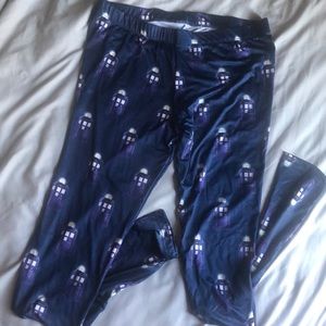 Tardis Doctor Who leggings